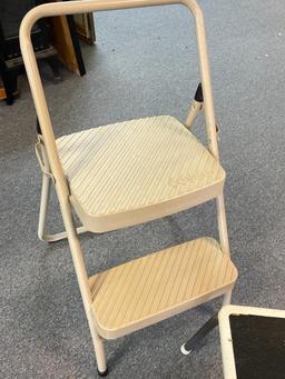 Group of 2 Vintage Stools