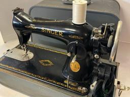 Portable Vintage Singer Sewing Machine