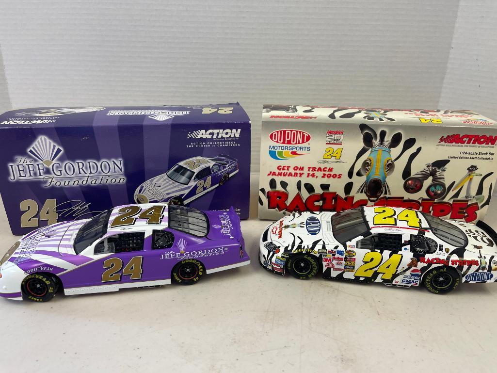 Group of 2 Jeff Gordon Model Stock Cars (1990