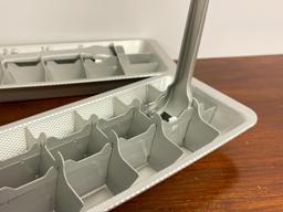 Pair of General Electric Aluminum Ice Trays