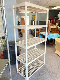 Sturdy Plastic Shelving