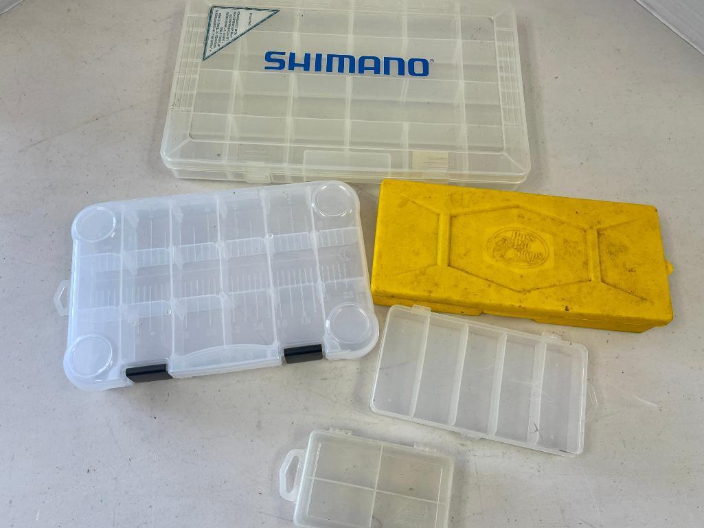 Group of Plastic Fishing Organizers