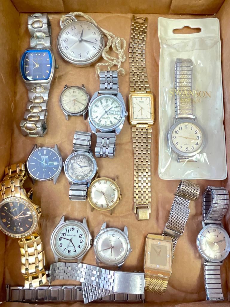 Group of Vintage Watch Parts