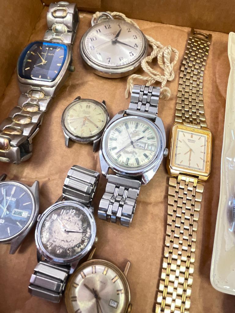 Group of Vintage Watch Parts