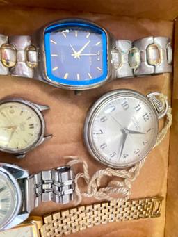 Group of Vintage Watch Parts