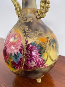 Vintage Hand Painted Porcelain Vase