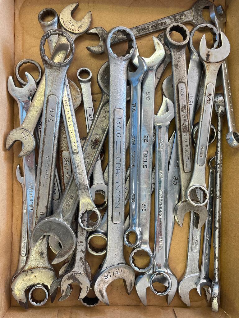 Group of Mixed Wrenches