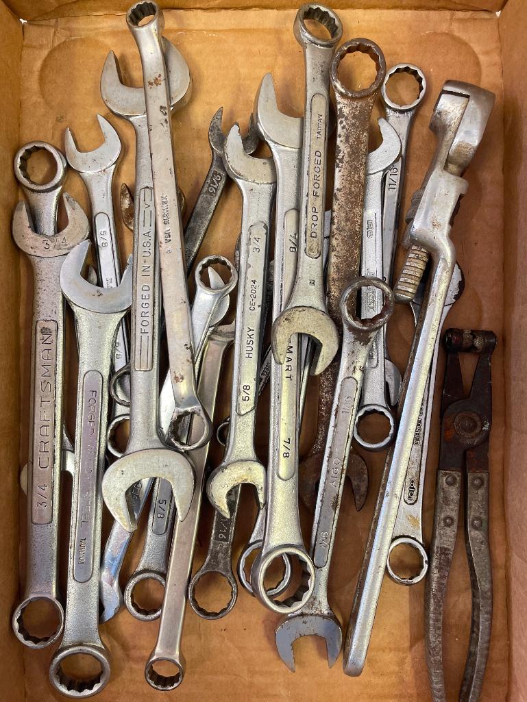 Group of Mixed Wrenches