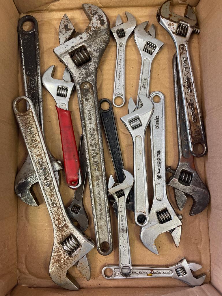 Adjustable Wrench Lot