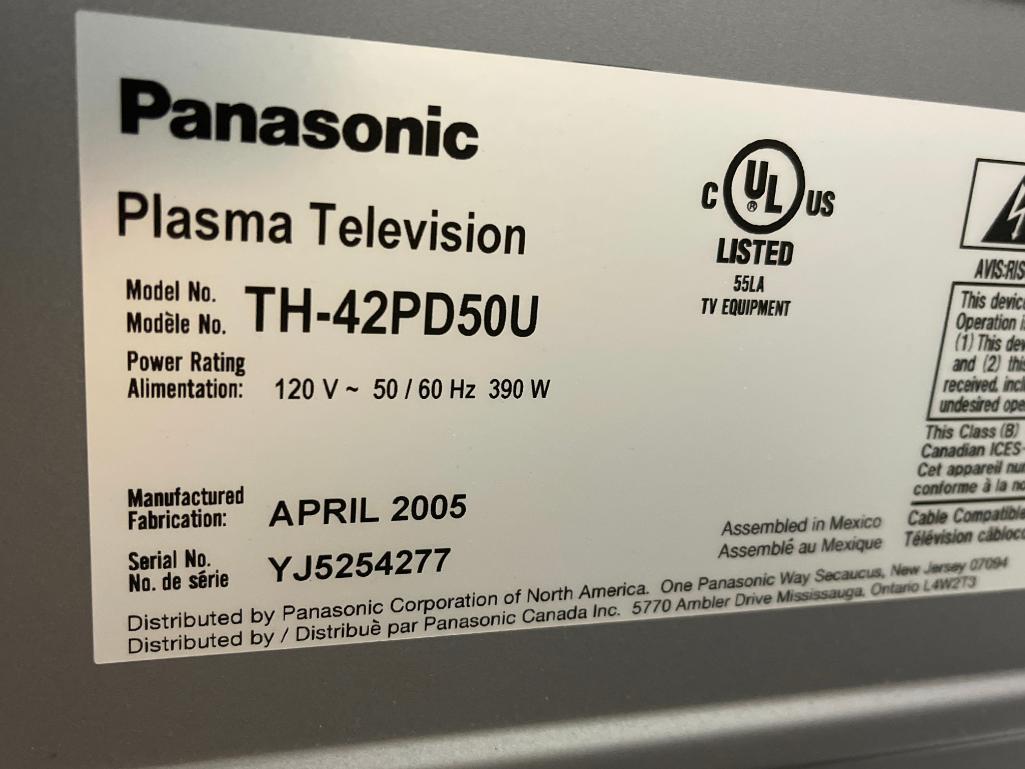 Panasonic 42" Plasma TV
