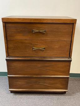 Vintage Wooden Mengel Chest of Drawers