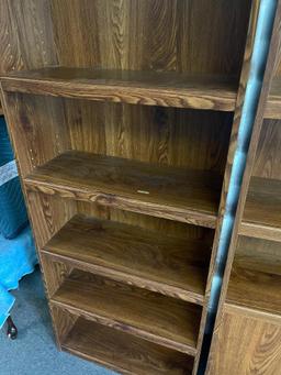 Set of 2 Sauder Style Shelving Units