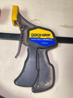 Two Quick Grip Bar Clamp