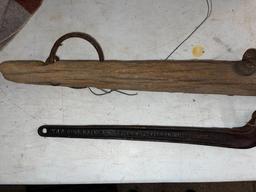 Canton Mfg Tension Pull No. 17 Special and Antique Single Tree Yoke