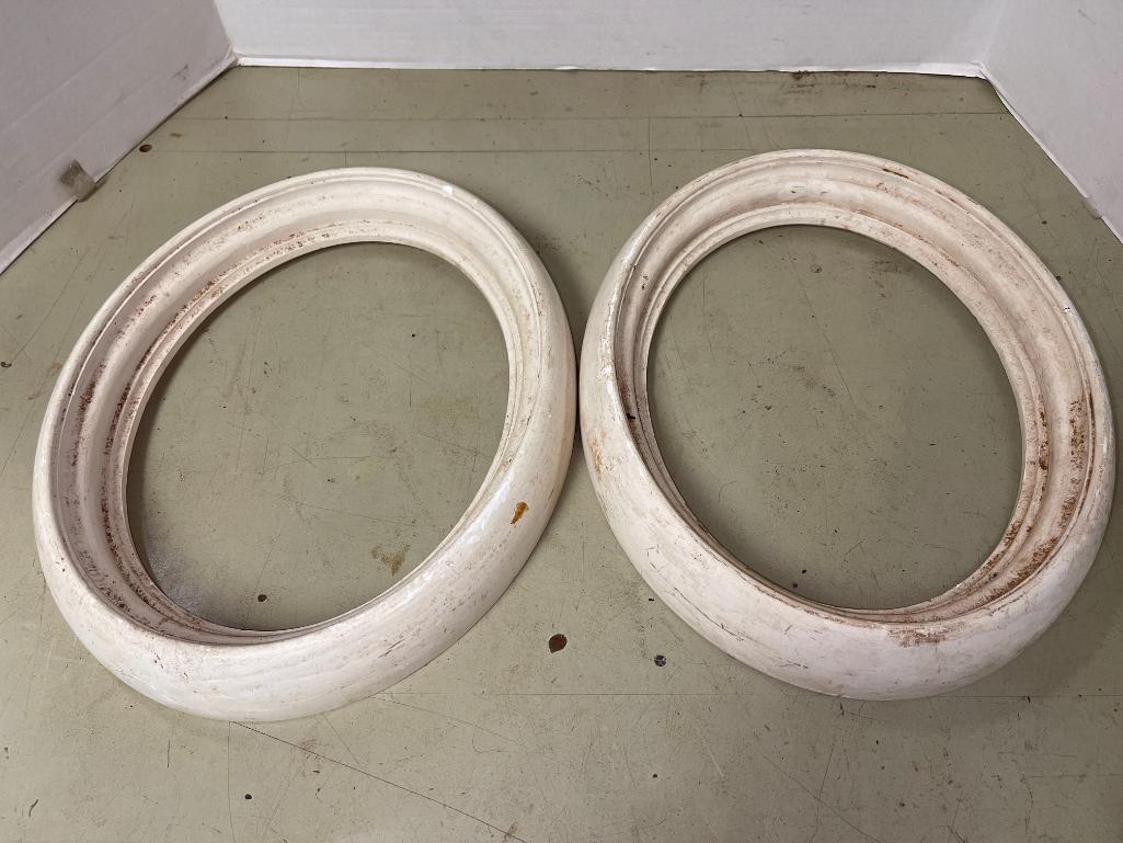 Two Ceramic Frames - Unpainted