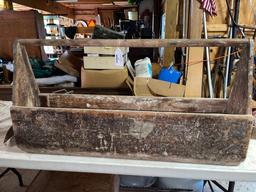 Antique Wooden Tool Box