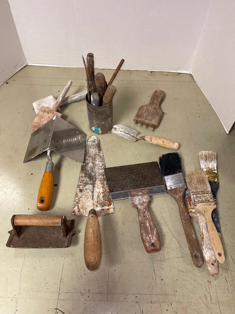 Group of Misc Masonary Hand Tools