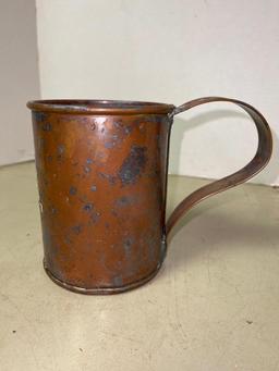 Large Hand Made Copper Mug