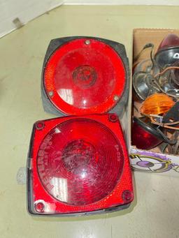 Group of Misc Sized Tail Lamps