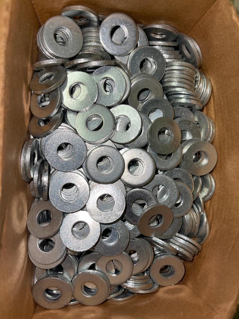 Three Boxes of 1 1/2" and 5/16" Washers