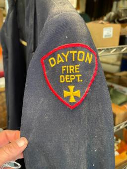 100% Wool Dayton Fire Dept Uniform Jacket Size XL