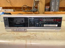 Vintage Sharp Stereo Cassette Deck RT-160