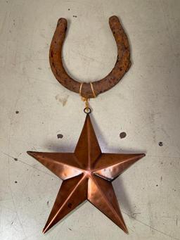 Horseshoe w/Copper Star