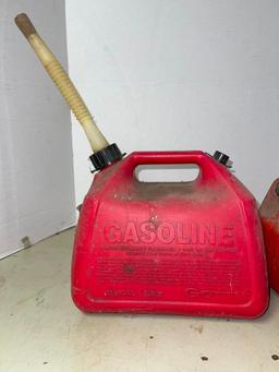 Two 2 and 2-1/2 Gallon Gas Cans