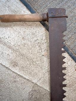 Antique 6' Two Man Hand Saw