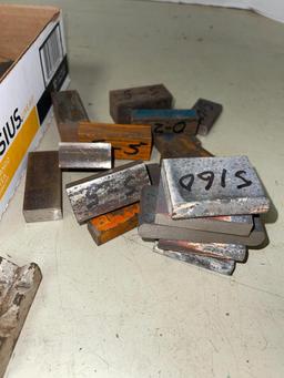 Group of Steel Blanks, Steel Pattern Plates and More
