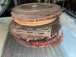 Group of Misc Saw Blades (Middle Room Rack)