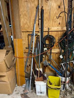 Misc Treasure Lot Incl Shepard Hooks and More (Back Room Wall)