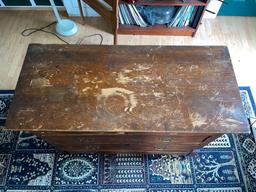 Antique Chest of Drawers w/Casters (Upstairs)