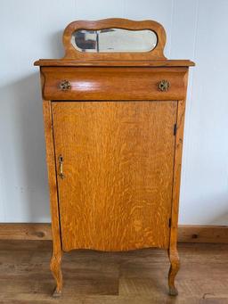 Antique Wooden Music Cabinet