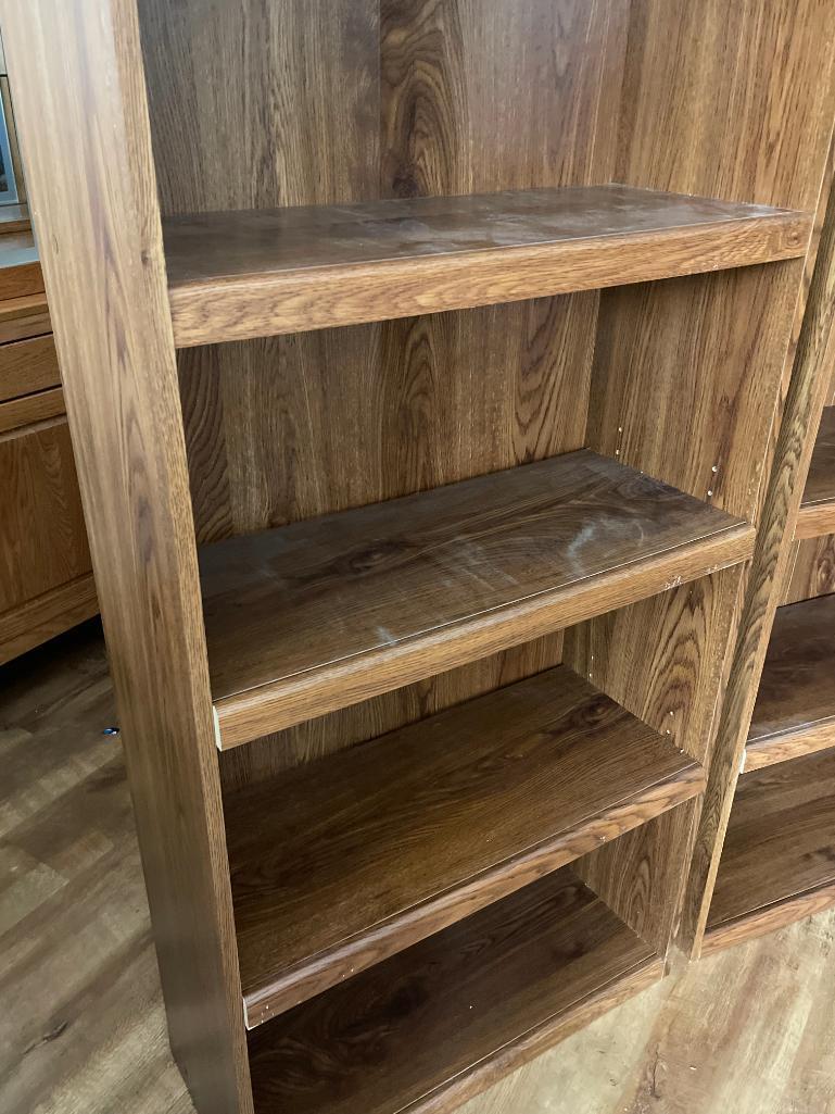 Pair of Wooden Bookshelves