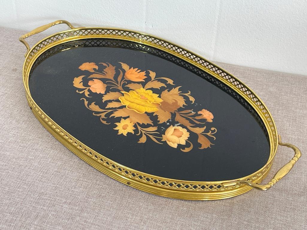 Vintage Attardi Italian Tray