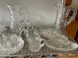 Clear Glass Shelf Lot