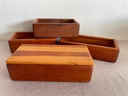 Group of Wooden Boxes