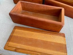 Group of Wooden Boxes