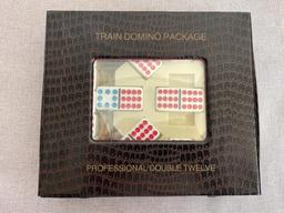 Vintage Train Domino Package Set