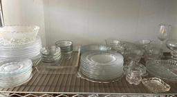 Clear Glass Shelf Lot