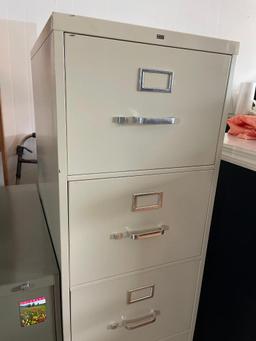 Pair of Metal Filing Cabinets