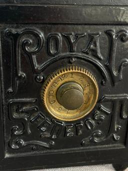 Vintage Metal Royal Safe Deposit Bank