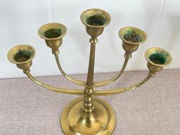 Brass Candelabra