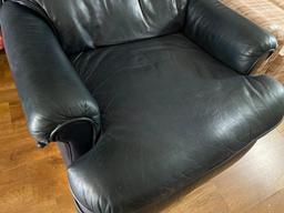 Upholstered Vinyl Recliner