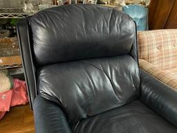 Upholstered Vinyl Recliner