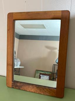 Wooden Framed Mirror