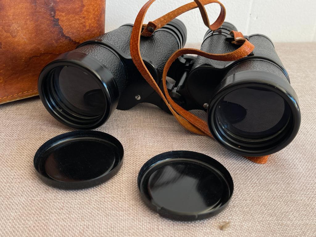 Vintage Binolux 7X50 Binoculars with Case