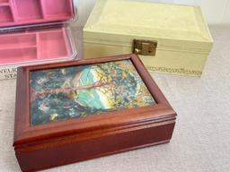 Group of 4 Jewelry Boxes