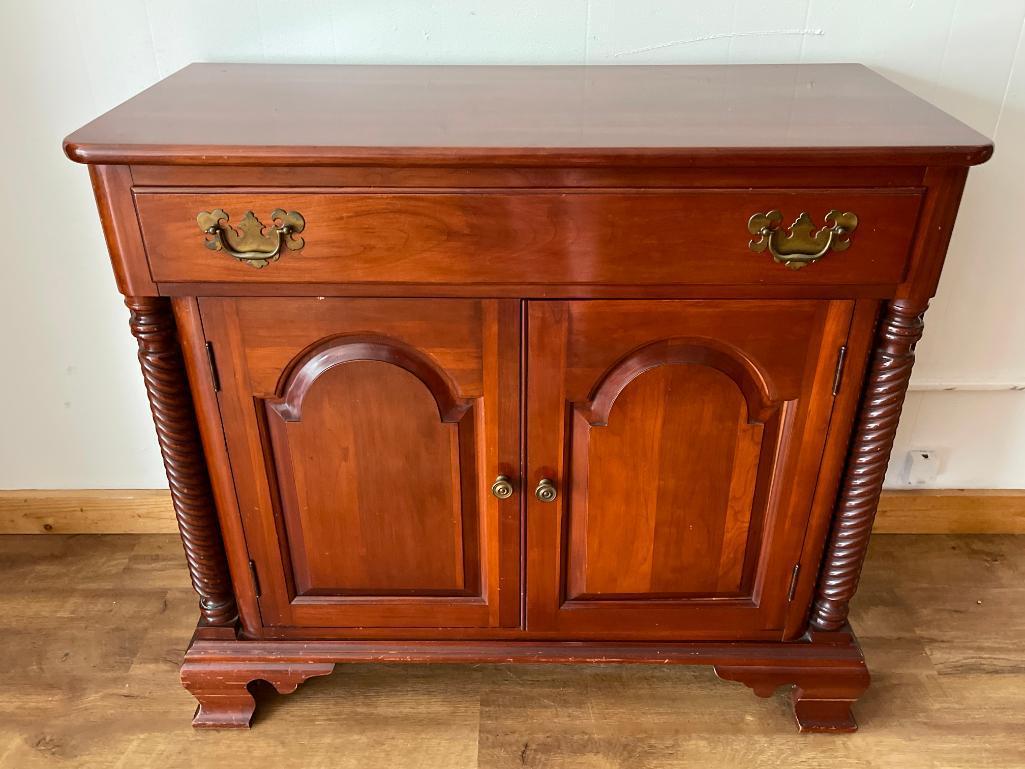 Vintage Cherry Wood Willet Server